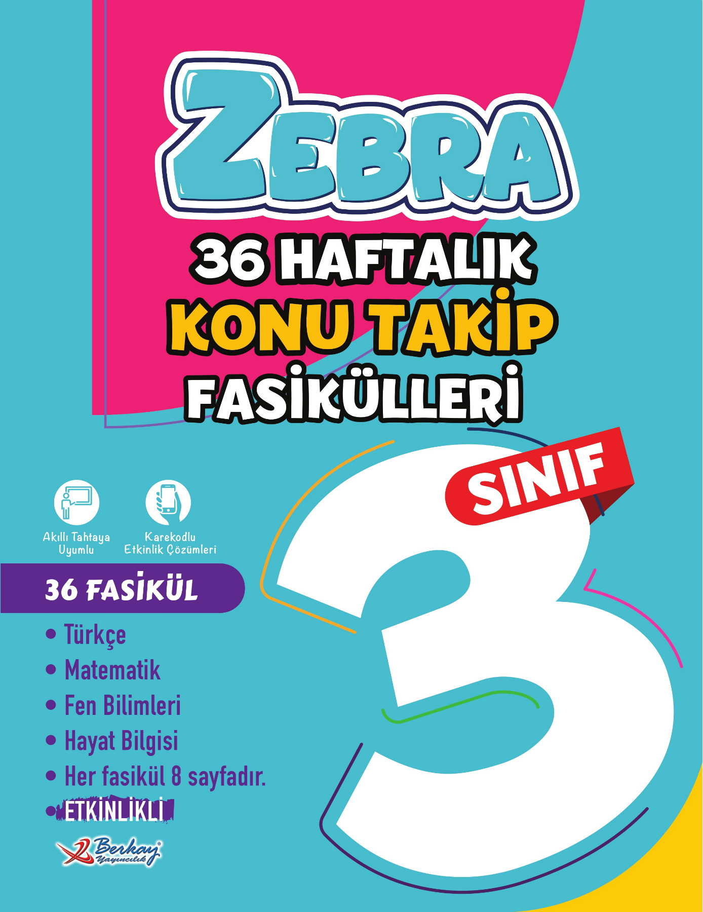 3 Zebra Konu Takip fasikulleri